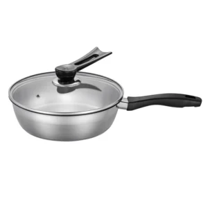 Frypan with glass lid