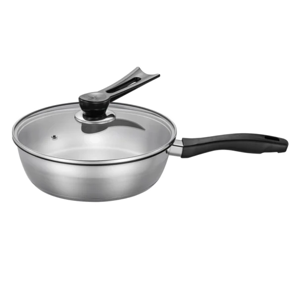 Frypan with glass lid