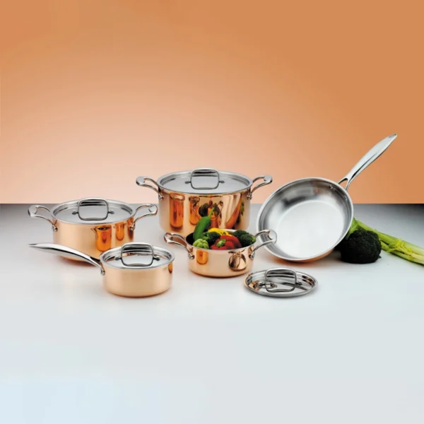 Triple Clad Copper Core cookware sets