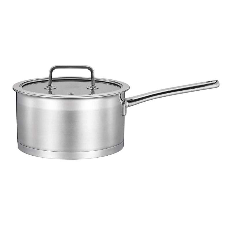 saucepan with glass lid