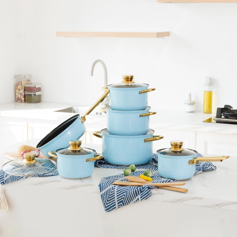 Blue Cookware Set
