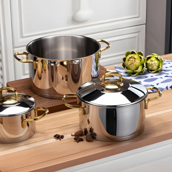 Premium casserole set with lid
