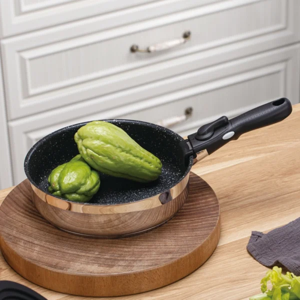 cookware with removable handles