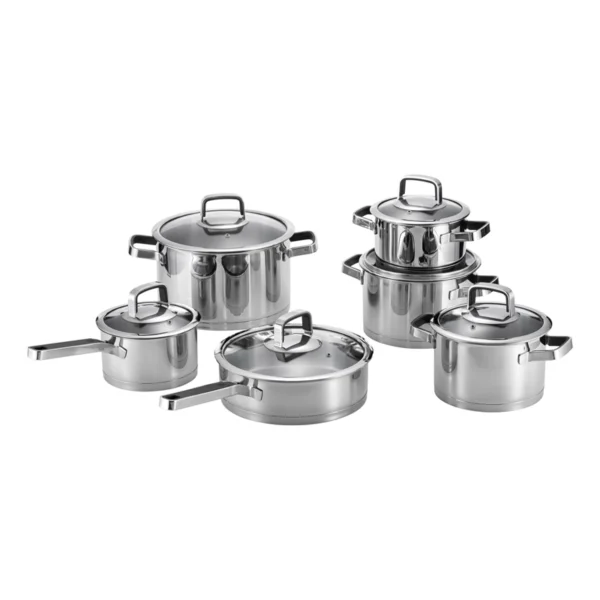 induction cooktop with cookware set