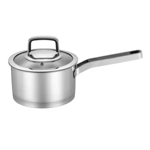 small stainless steel saucepan