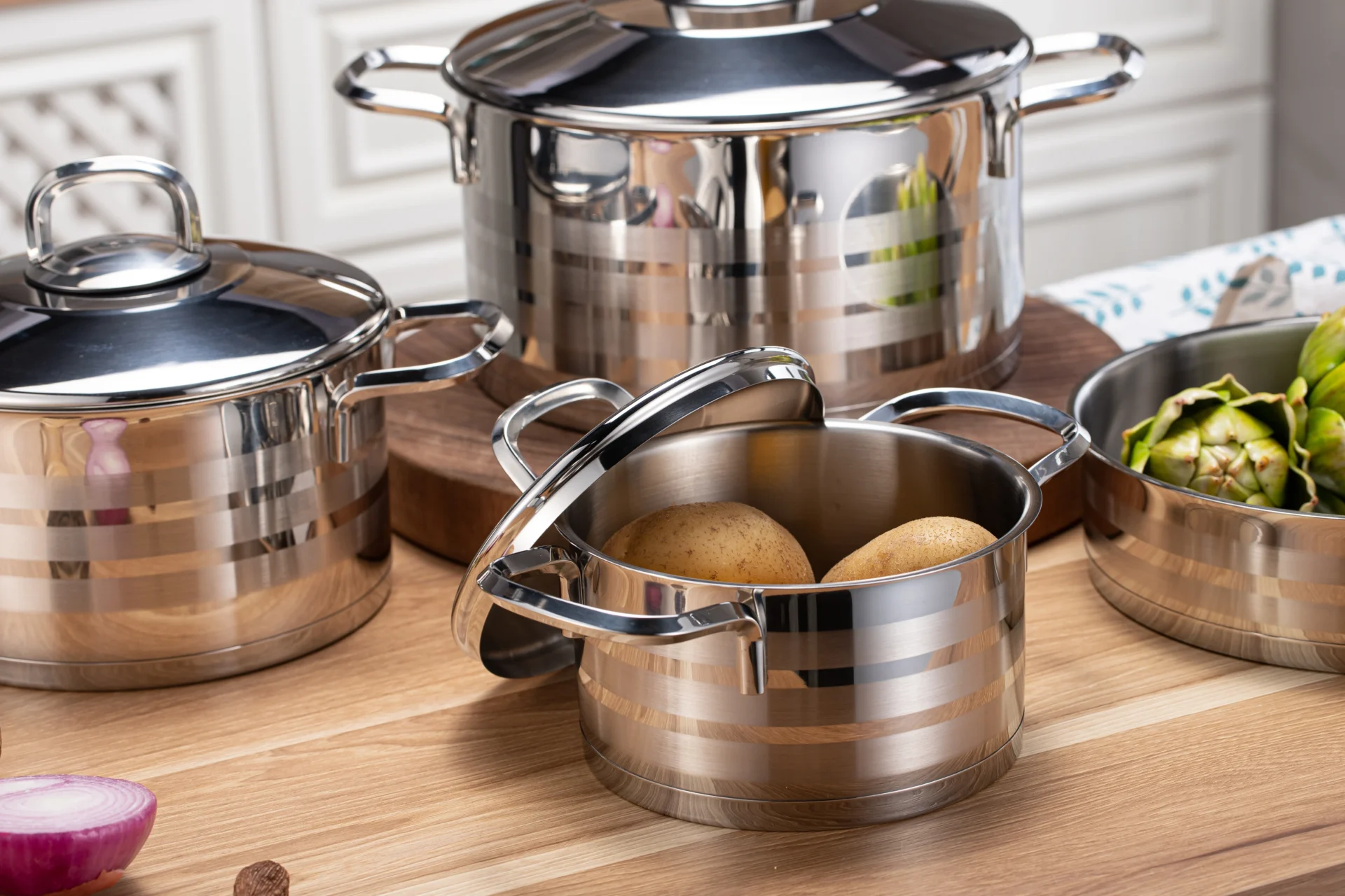 Premium durable and reliable cookware sets casserole