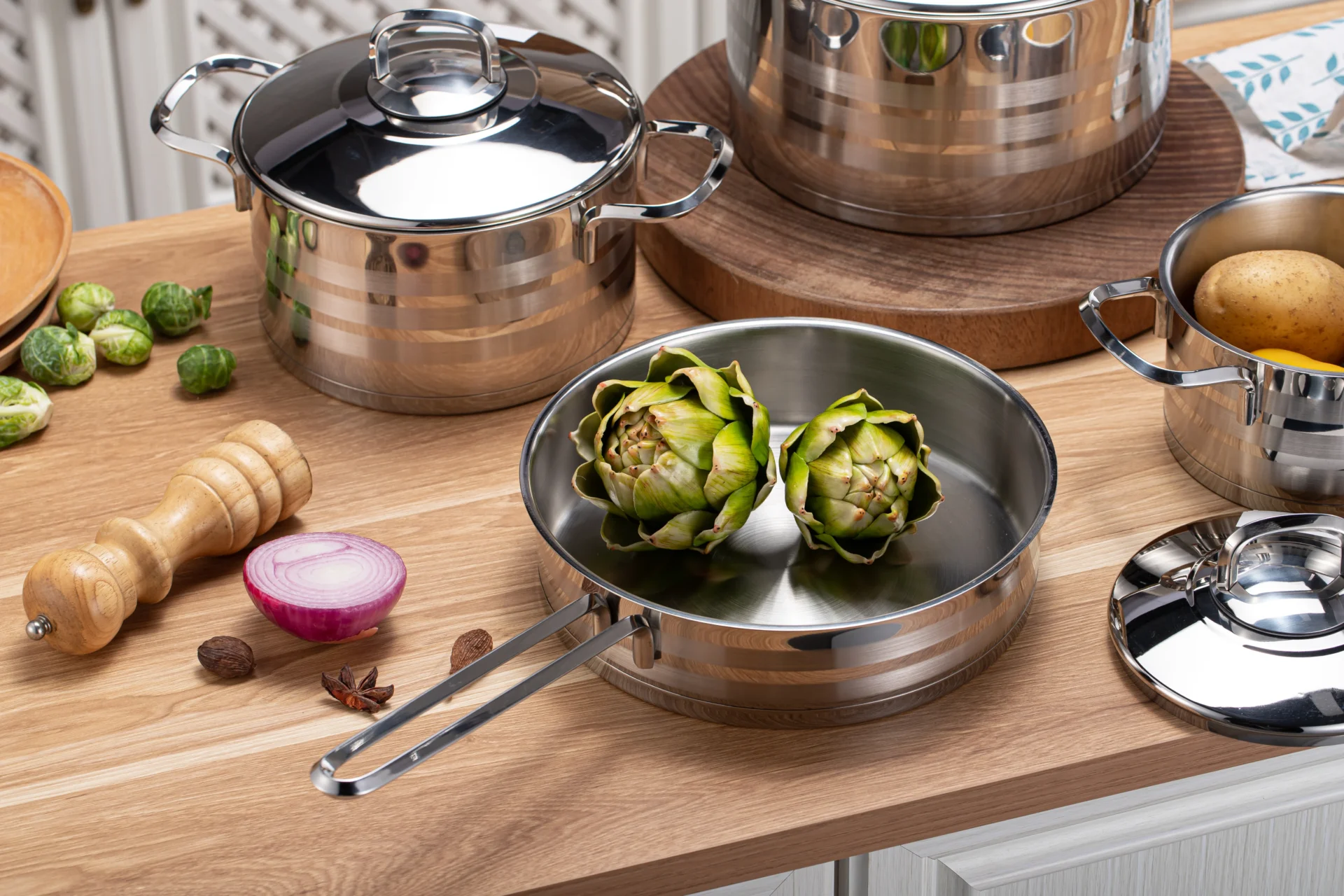 Premium durable and reliable cookware sets frypan