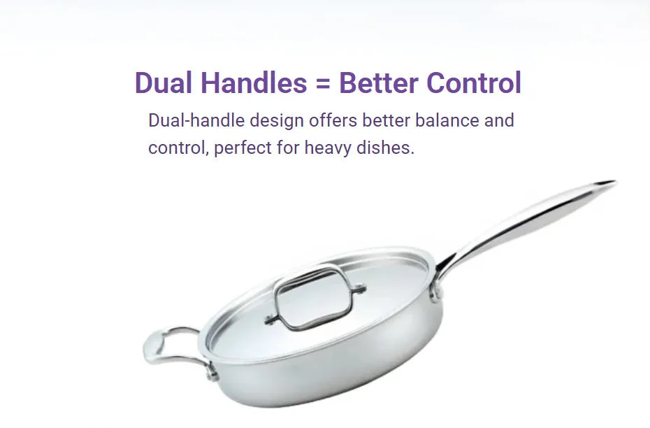 Dual Handles = Better Control