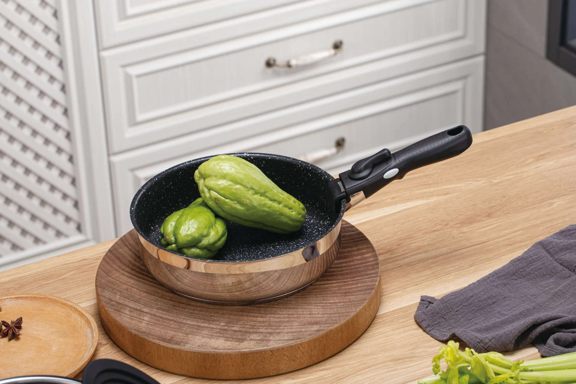 Removable Handle frypan