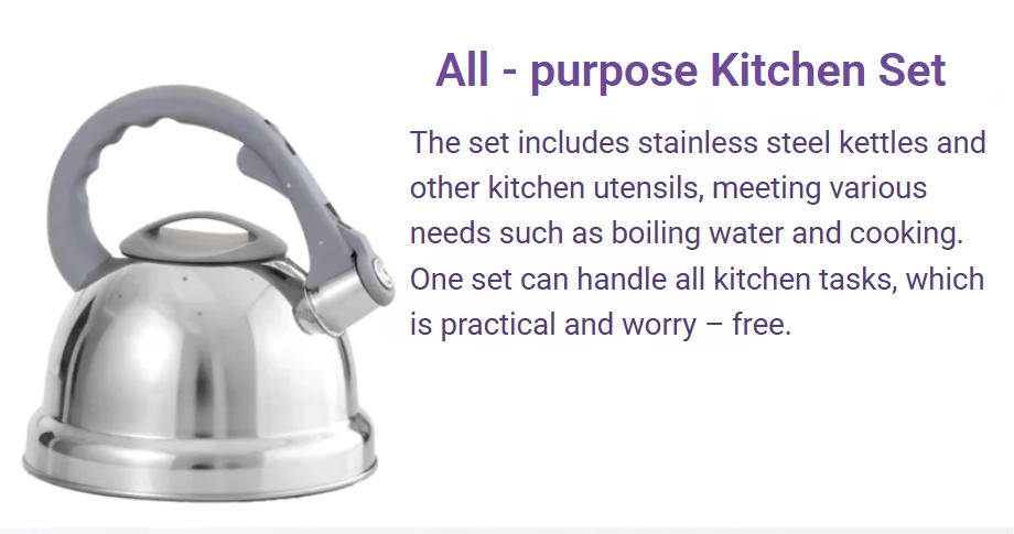 stainless steel kettles