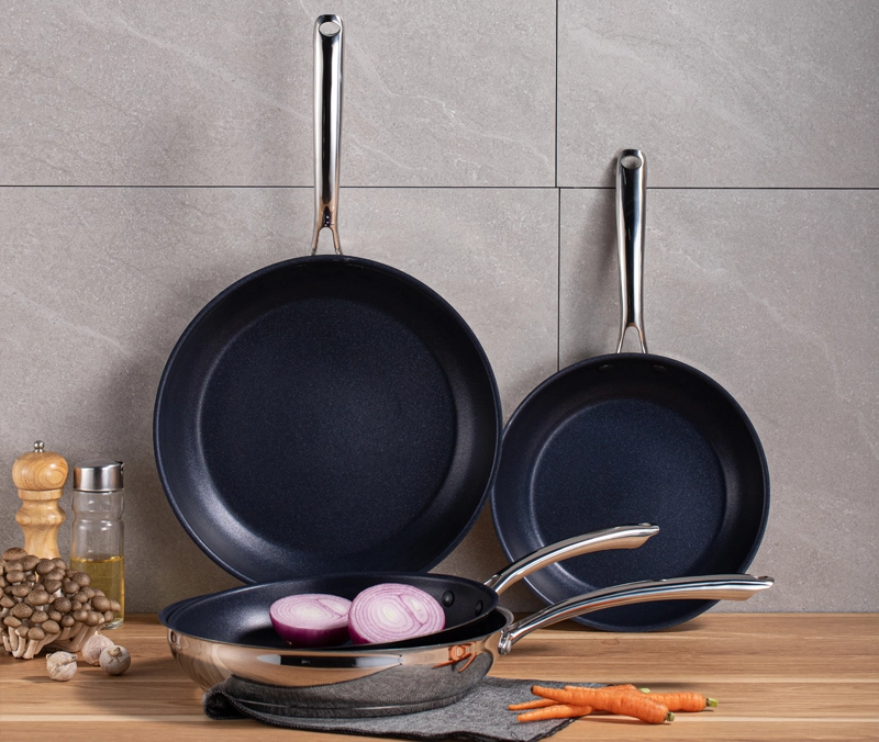 set of nonstick cookware