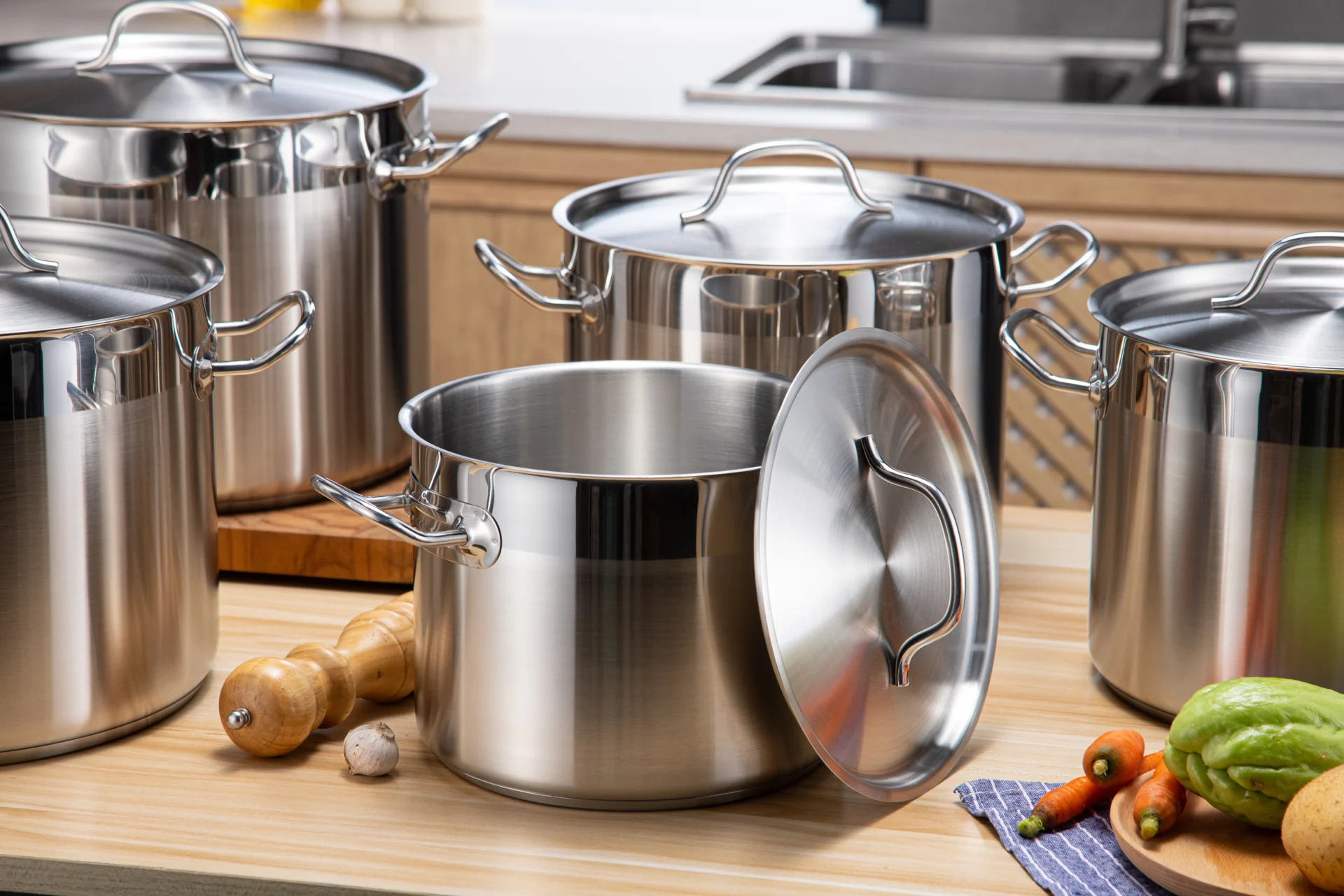 stainless steel stock pots