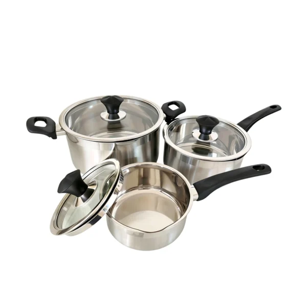 Professional Cookware Sets 5pc: Sturdy & Well-Made
