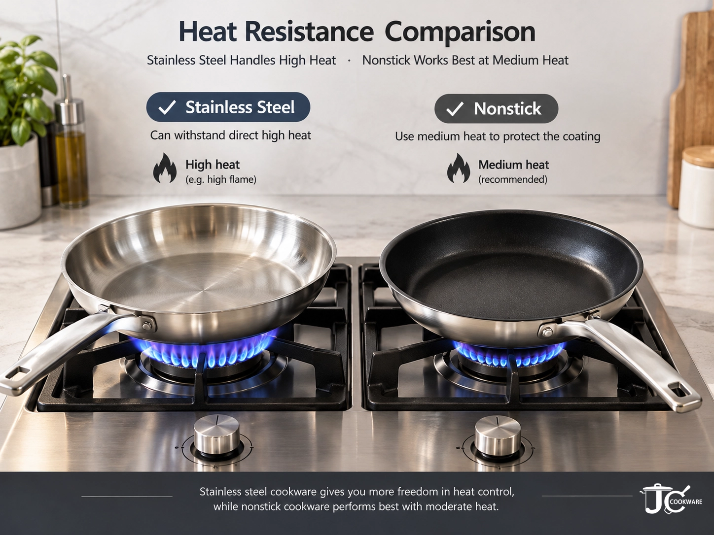stainless steel or non stick pan